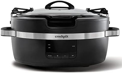 Crock-Pot Thermoshield 6 Quart Slow Cooker with Carry Handles 1FIG
