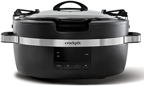 Crock-Pot Thermoshield 6 Quart Slow Cooker with Carry Handles 1FIG
