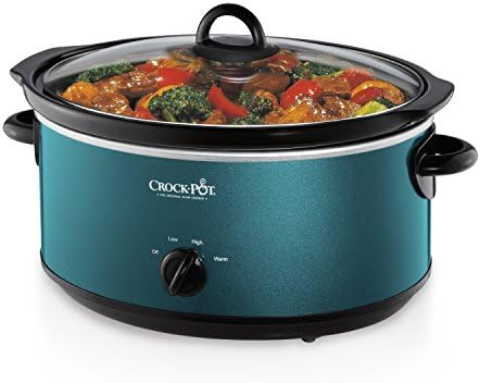 Crock-Pot 7 Quart Manual Slow Cooker – Turquoise 5FJY