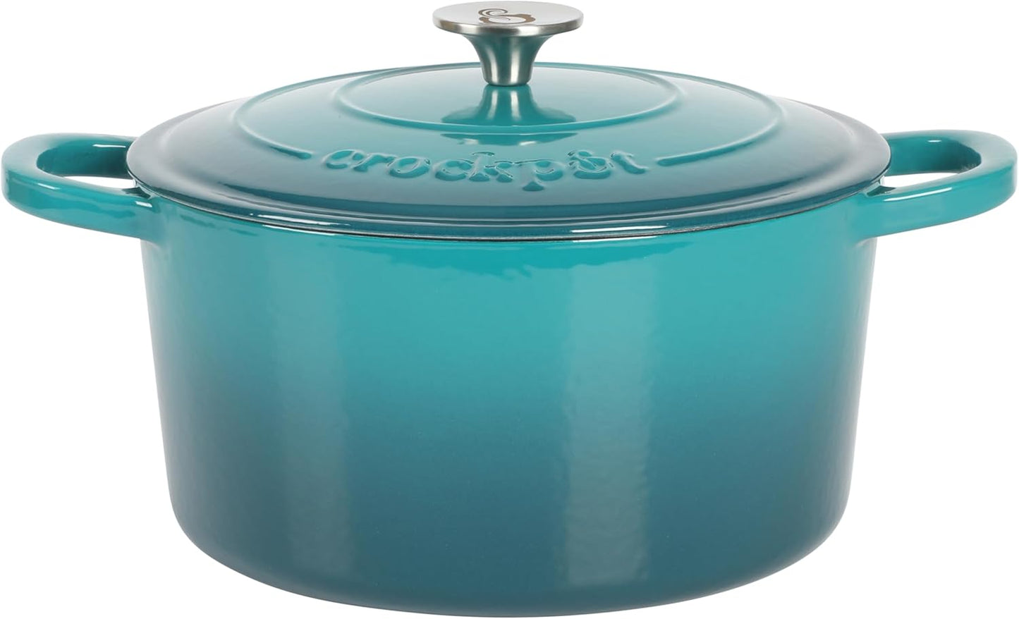 Crock-Pot 3 Quart Enameled Cast Iron Dutch Oven – Aqua RA45