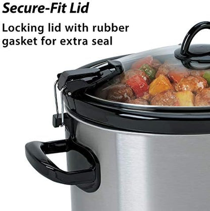 Crock-Pot Cook & Carry 6 Quart Portable Slow Cooker QRWZ