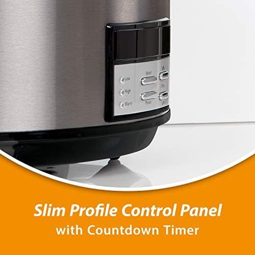 Crock-Pot 8 Quart Programmable Slow Cooker with Auto Warm WMZJ