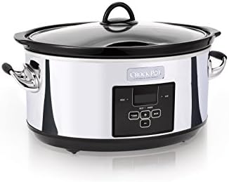 Crock-Pot 7 Quart Programmable Slow Cooker – Polished Platinum S97O