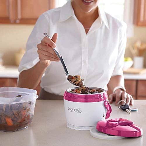 Crock-Pot Lunch Crock Portable Food Warmer 20oz – Pink S6MV