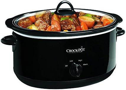 Crock-Pot 8 Quart Manual Slow Cooker – Black WAGI