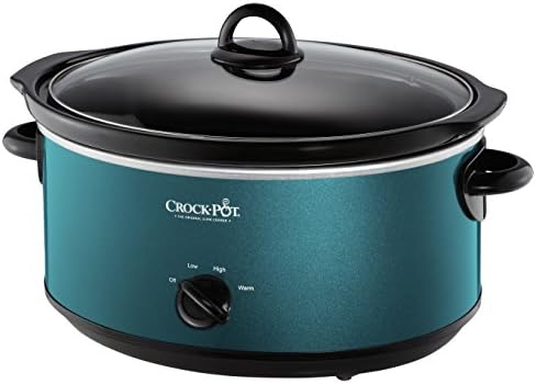Crock-Pot 7 Quart Manual Slow Cooker – Turquoise 5FJY