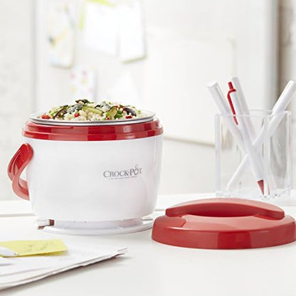 Crock-Pot Portable Lunch Food Warmer – Red BXJQ