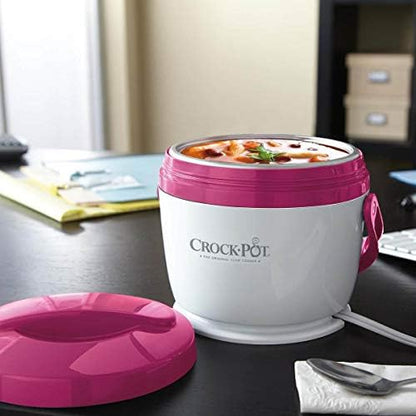 Crock-Pot Lunch Crock Portable Food Warmer 20oz – Pink S6MV