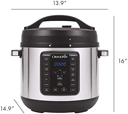 Crock-Pot 8 Quart Express Crock Multi-Use Pressure Cooker ZFY9