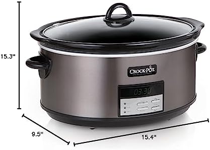 Crock-Pot 8 Quart Programmable Slow Cooker with Auto Warm WMZJ