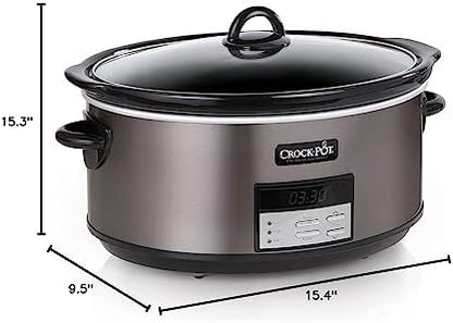 Crock-Pot 8 Quart Programmable Slow Cooker with Auto Warm WMZJ