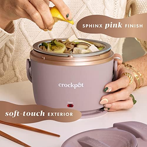 Crock-Pot Electric Lunch Box Food Warmer 20oz – Blush Pink DRWI