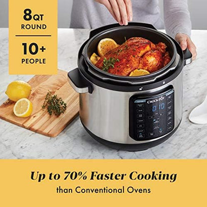 Crock-Pot 8 Quart Express Crock Multi-Use Pressure Cooker ZFY9