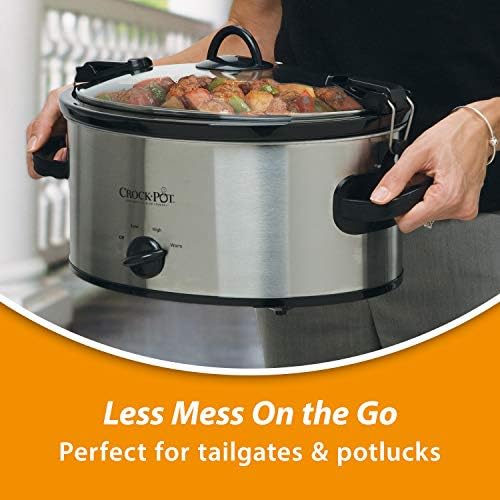 Crock-Pot Cook & Carry 6 Quart Portable Slow Cooker QRWZ