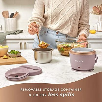 Crock-Pot Electric Lunch Box Food Warmer 20oz – Blush Pink DRWI