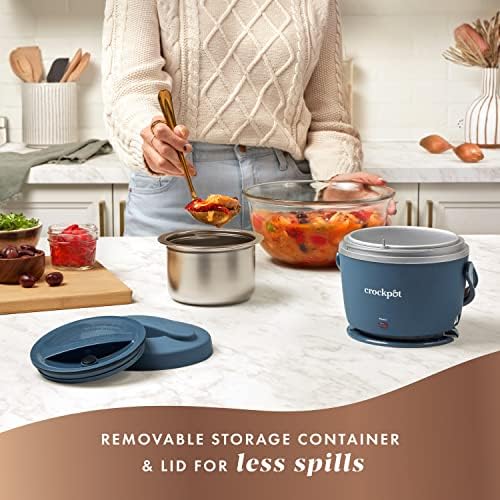 Crock-Pot Electric Lunch Box Food Warmer 20oz – Faded Blue SMBK