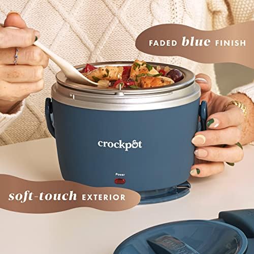 Crock-Pot Electric Lunch Box Food Warmer 20oz – Faded Blue SMBK