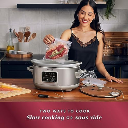 Crock-Pot 7 Quart Programmable Cook & Carry Slow Cooker CSRD