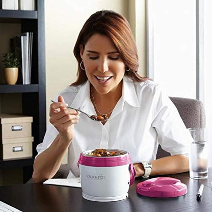 Crock-Pot Lunch Crock Portable Food Warmer 20oz – Pink S6MV