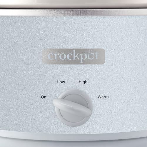 Crock-Pot 4.5 Quart Manual Slow Cooker – Macaroon Blue 3DJA