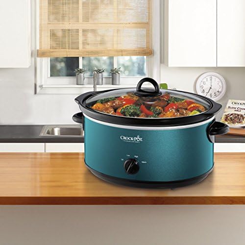 Crock-Pot 7 Quart Manual Slow Cooker – Turquoise 5FJY