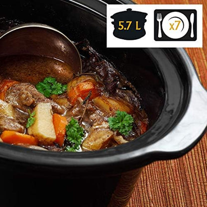 Crock-Pot Cook & Carry 6 Quart Portable Slow Cooker QRWZ