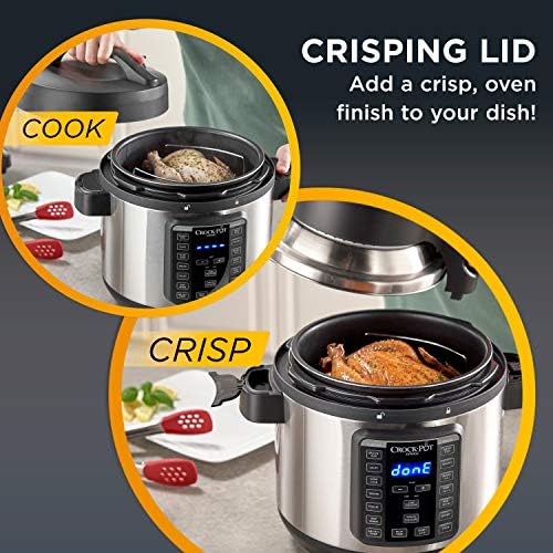 Crock-Pot Express Crisp 8 Quart 10-in-1 Pressure Cooker C46X