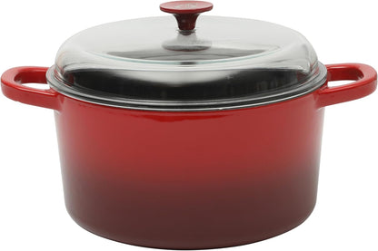 Crock-Pot 3 Quart Enameled Cast Iron Dutch Oven – Aqua RA45
