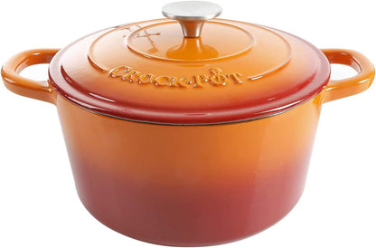 Crock-Pot 3 Quart Enameled Cast Iron Dutch Oven – Aqua RA45