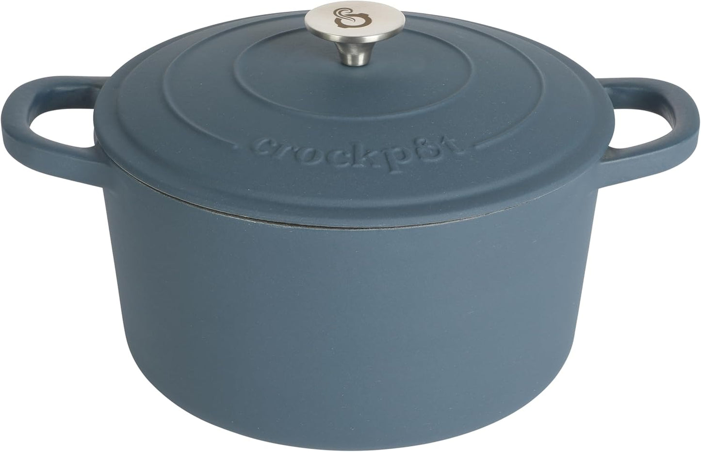 Crock-Pot 3 Quart Enameled Cast Iron Dutch Oven – Aqua RA45