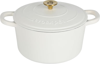 Crock-Pot 3 Quart Enameled Cast Iron Dutch Oven – Aqua RA45