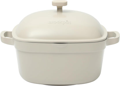 Crock-Pot 3 Quart Enameled Cast Iron Dutch Oven – Aqua RA45