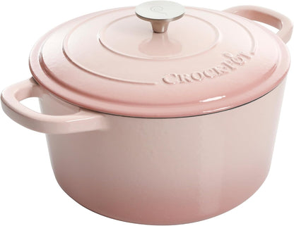 Crock-Pot 3 Quart Enameled Cast Iron Dutch Oven – Aqua RA45