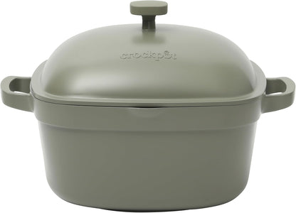 Crock-Pot 3 Quart Enameled Cast Iron Dutch Oven – Aqua RA45