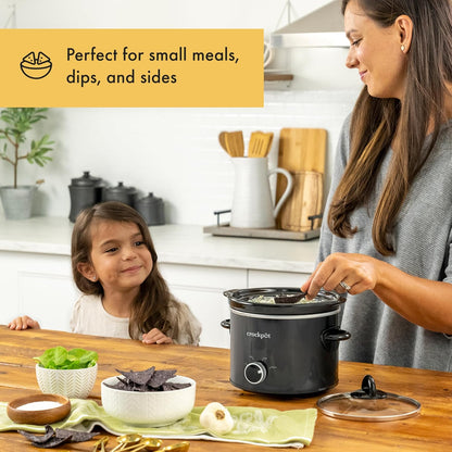 Crock-Pot 2 Quart Mini Slow Cooker – Classic Compact Cooker 9F2U