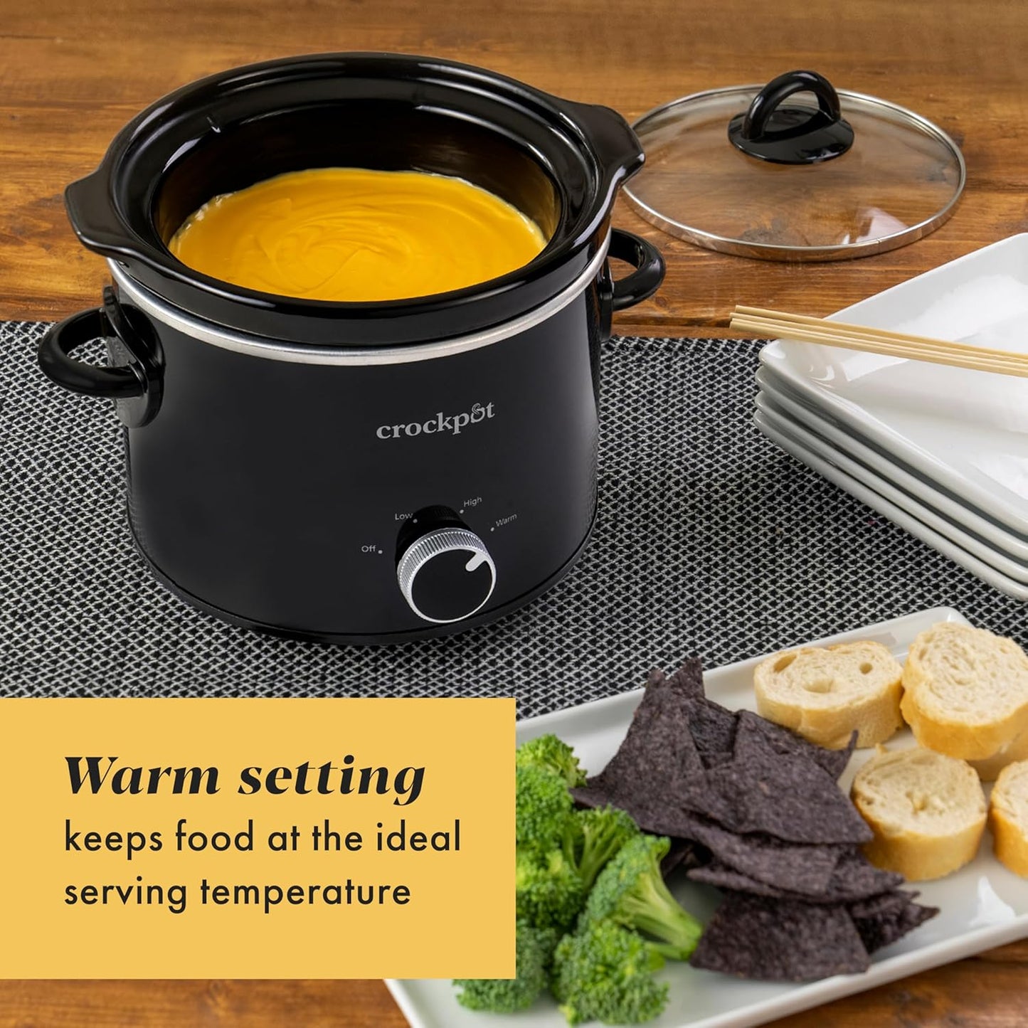 Crock-Pot 2 Quart Mini Slow Cooker – Classic Compact Cooker 9F2U